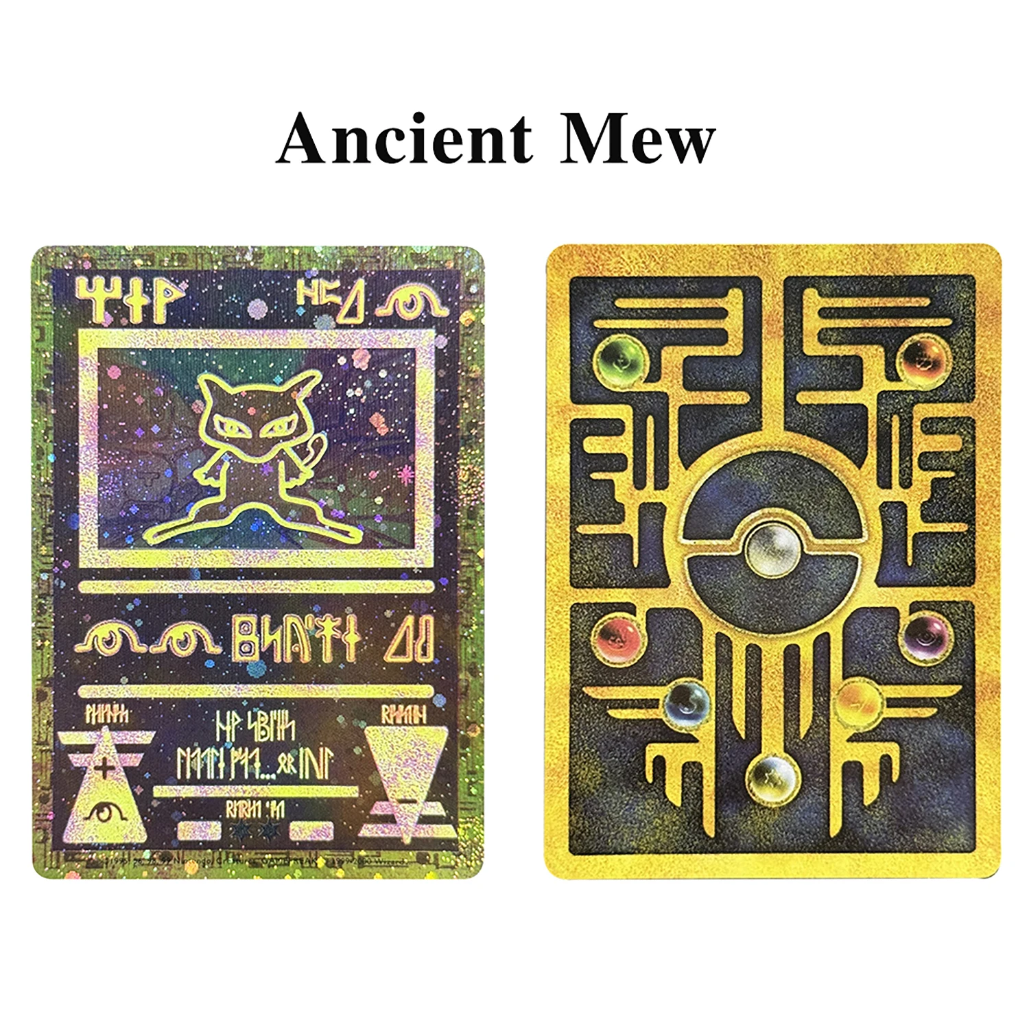 PTCG MEW – carte égyptien classique, jeu à feuille unique, Collection de trading, jouets proxy, cadeaux