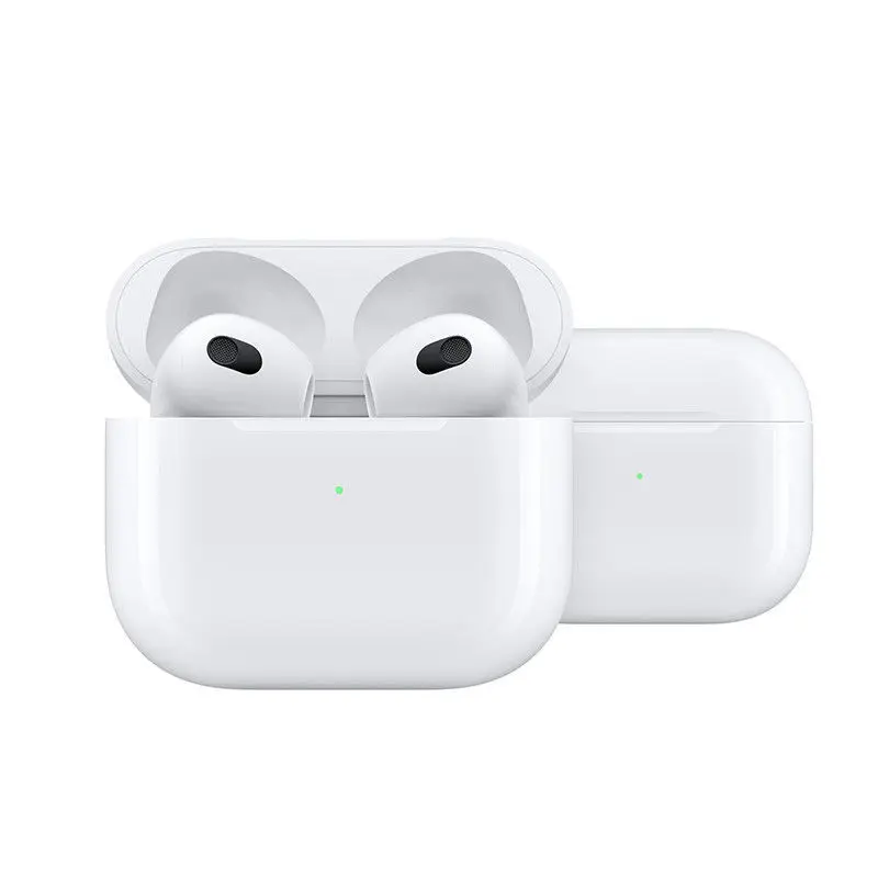 Apple-Écouteurs sans fil Bluetooth AirPods 3, EQ adaptatif, puce d'écouteur H1, audio spatial, suivi de la tête dynamique, nouveau, original 2