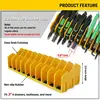 plier organizer rack Holds up to ten pliers Drawer Toolbox Sturdy Pliers Tool Organizer Storage Rack Space-Saving Practical 3