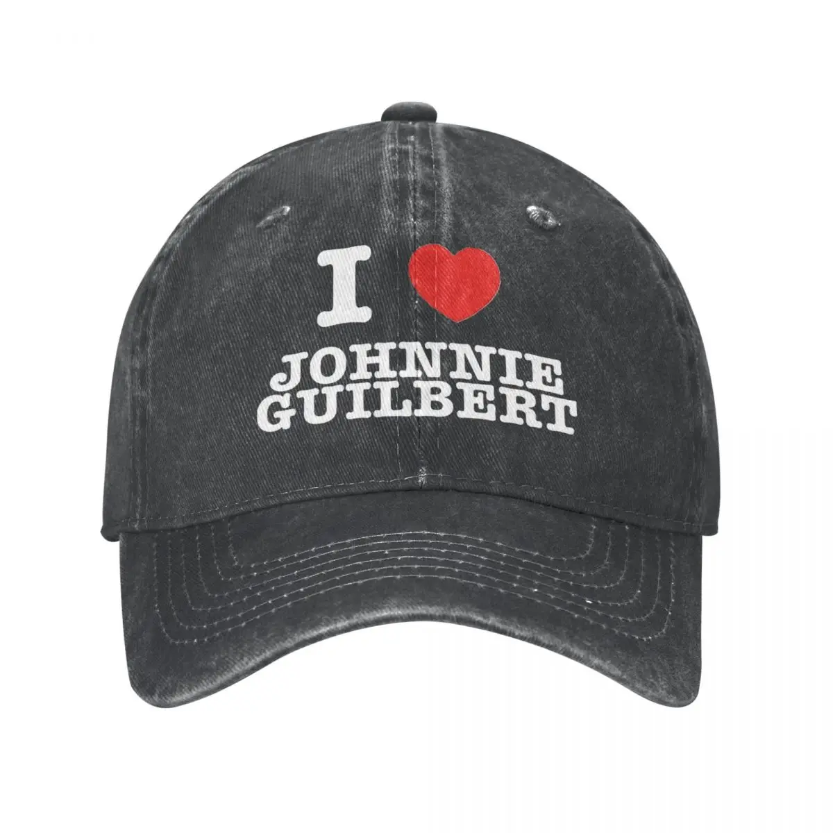 

Бейсболка I Heart Johnnie Guilbert в стиле унисекс, стильная винтажная уличная тренировочная мягкая Кепка-Снэпбэк для тренировок