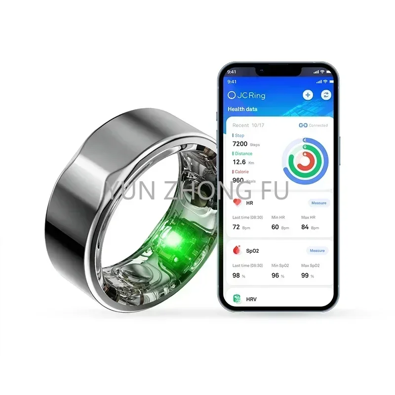 Custom Black Android Smart Ring for Men Women Couple Bloo D Suga R VO2 Max  Smart Health Rings Fashion - AliExpress