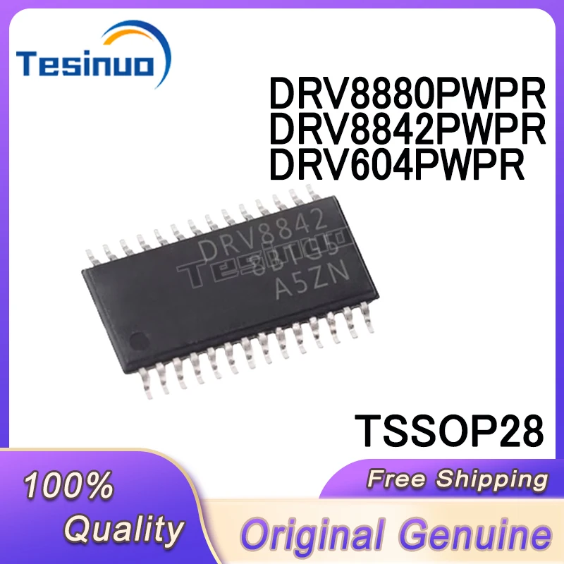 

5 шт., новые оригинальные DRV604PWPR DRV604 DRV8842PWPR DRV8842 DRV8880PWPR DRV8880 TSSOP28