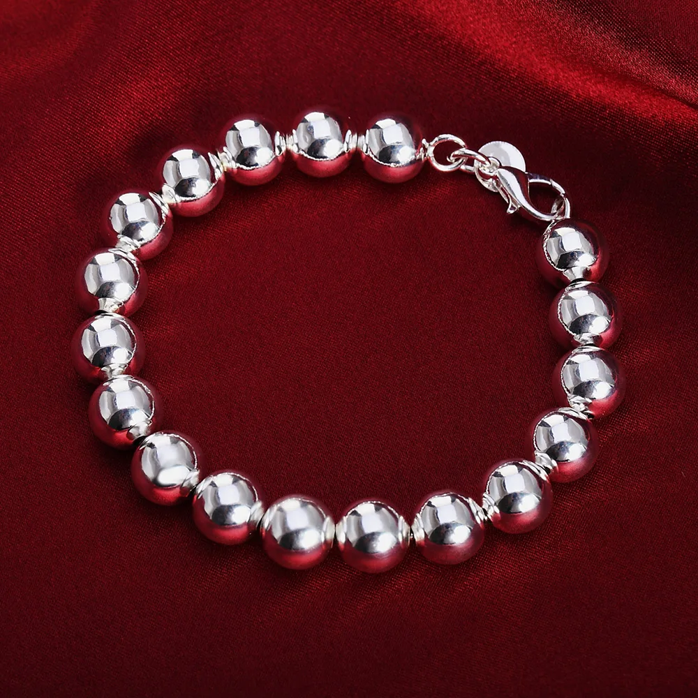 925 Sterling Silver Buddha Rosary Chain Bracelet For Women Vintage Luxury Jewelry Gift Accessories Free Delivery Jewellery