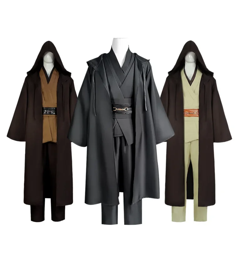 

Hot Anime Cosplay Anakin Obi-wan Skywalker Jedi Cosplay Costume Adult Men Anakin Skywalker Costume Full Set Halloween Costume