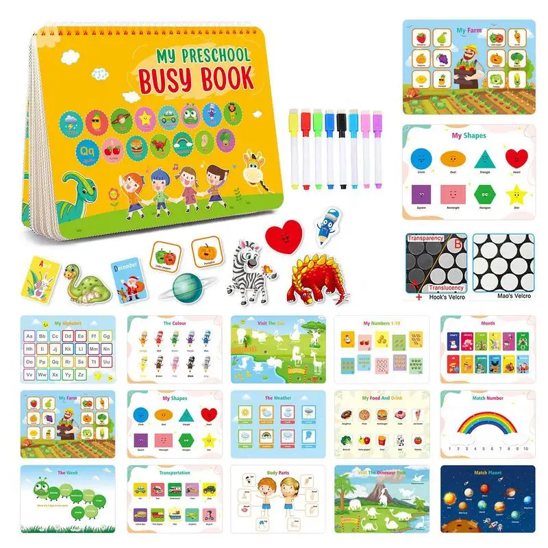 

Sensory Educational Materials Montessori Preschool Learning Activity 15 Themes Preschool Learning Activity Book For Toddlers