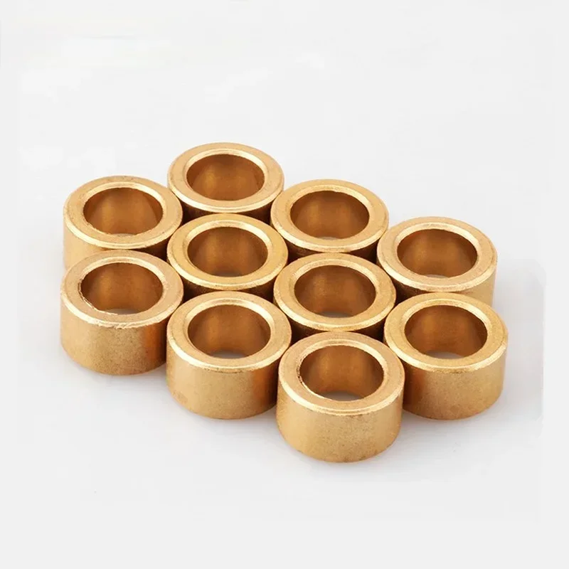 5pcs-10pcs M2 M3 M4 M5 M6 M8 Brass Oil Bearing Copper Brass Sleeve Bearing Sleeve Base Bushing gasket washer