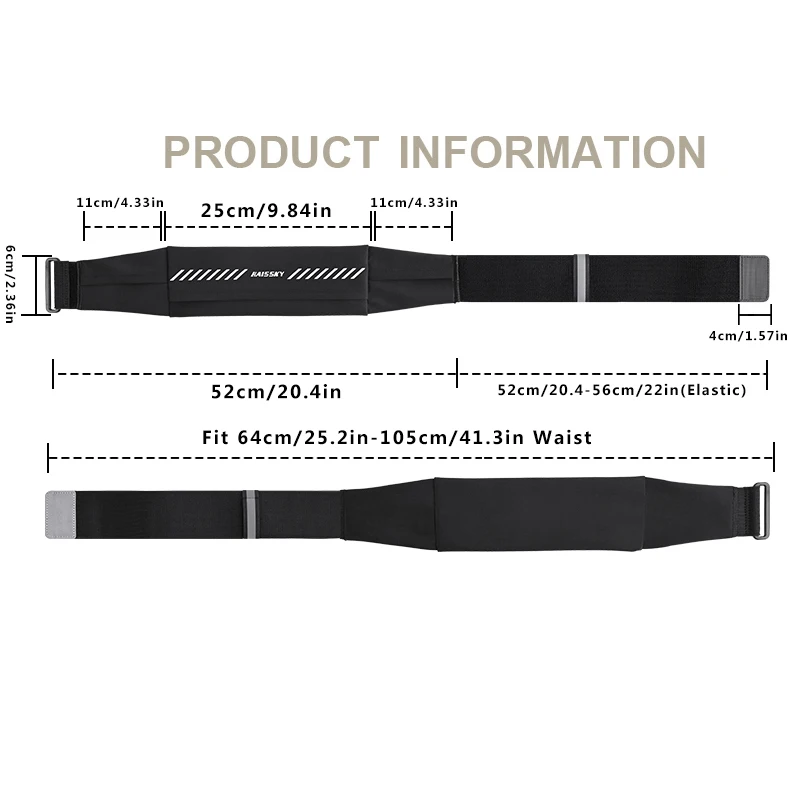 Outdoor Sports Running Waist Pouch For iPhone 15 14 13 12 11 Pro Max AirPods Pro 3 running waist pouch