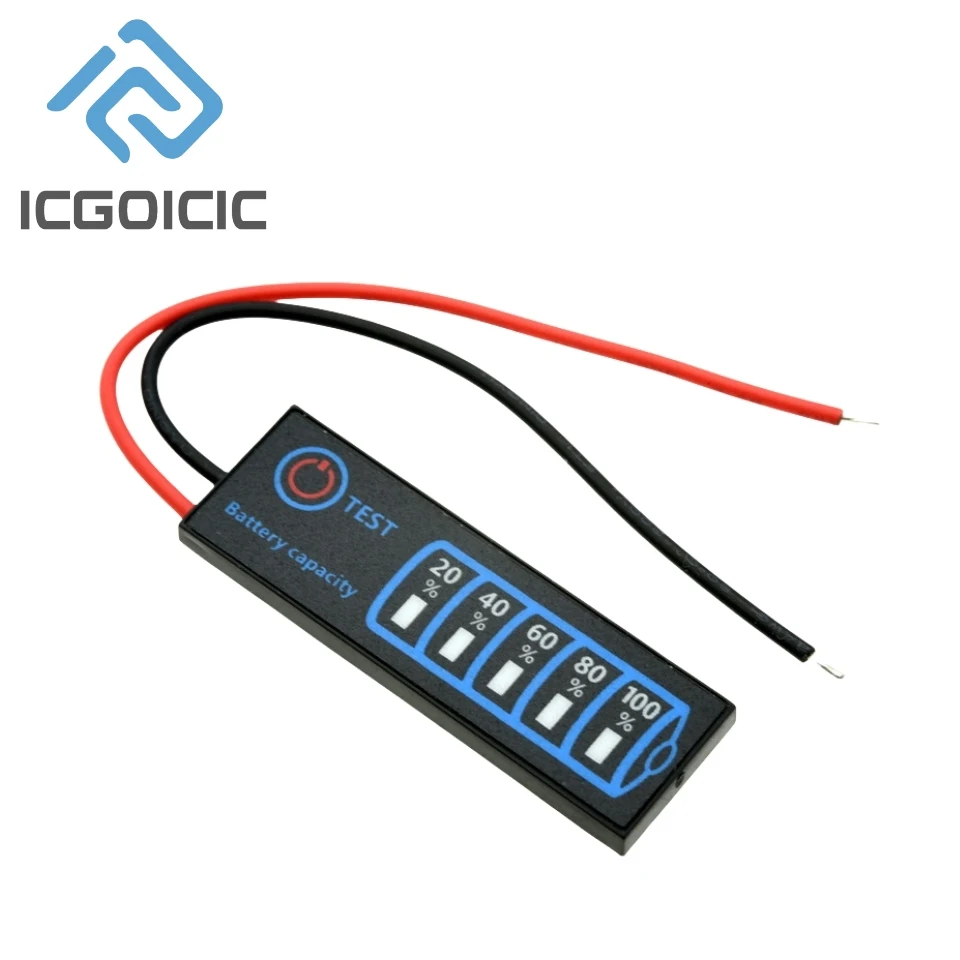 Indicateur de batterie LED pour drone avec câbles de connexion, prêt à être installé sur un drone.