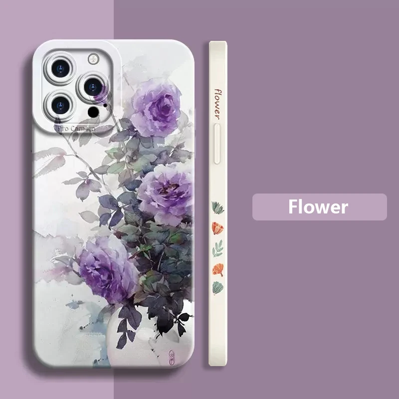 Vibrant Watercolor Floral Phone Case - Soft Protective Cover