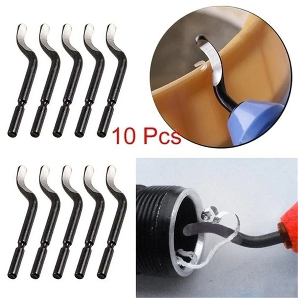 Edge Cutter 10PCS NB1000 NB1100 Deburring Trimmer Tool For BK3010 High Speed Steel Trimming Burr Scraper Blade