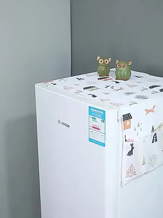 Dustproof Fridge Cover - Multifunctional Waterproof Refrigerator Cover/ Dustproof Fridge Cover with Storage Bag Home Tool - Waterproof Refrigerator Dust Cover