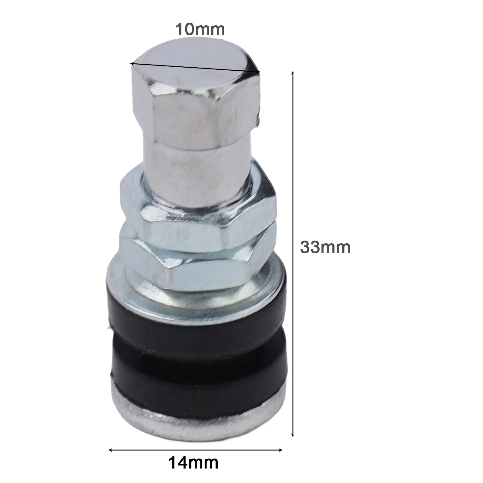 

Dust Cover Tire Valve Stems High Quality Aluminum Metal Rubber Gasket Silver Tire Valve Short Stems For Suzuki