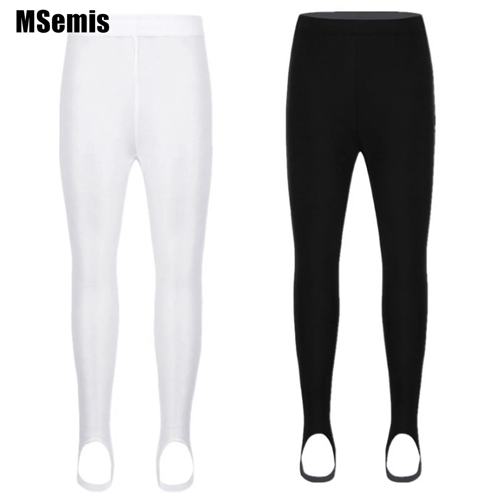 

Kids Boys Girls Pantalons Pants Elastic Dance Gymnastic Tights Foot Stirrups Trousers Children Clothes Ballet Stockings Leggings