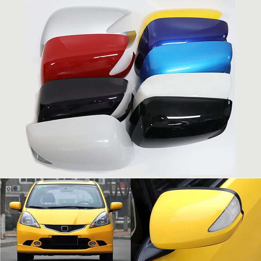 Couvercle Rétroviseur Côté Droit Pour Honda Fit/Jazz 2008-2013 Avec Lumière De Miroir - Bleu