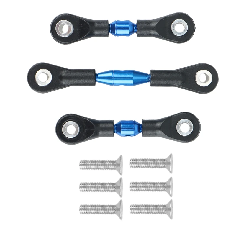 GPM Aluminium Lenkung Für Tamiya TT-01 - Tuning Set In Blau