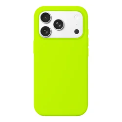 Original Premium Liquid Silicone Phone Case - Anti - Drop, Slim Protective Cover with Skin Feel Finish - iPhone Air (Fluorescent Green)