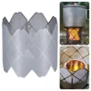 Outdoor Gas Stove Windscreen Stainless Steel Portable Alcohol Stove Rack Ultralight Camping Stove Windshield for Outdoor Camping 1