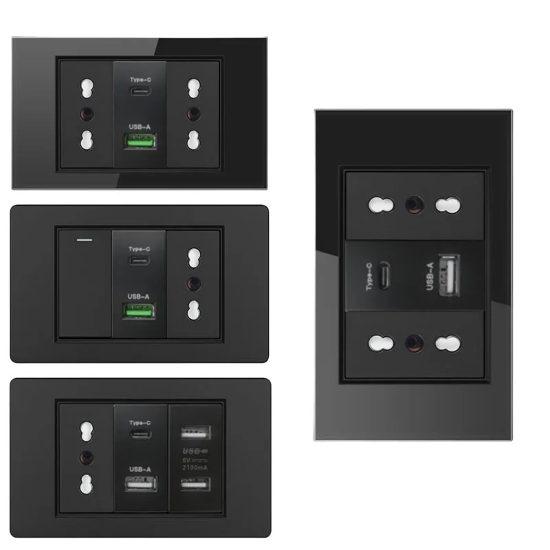 tomada usb tipo c preta brasil carregamento 03