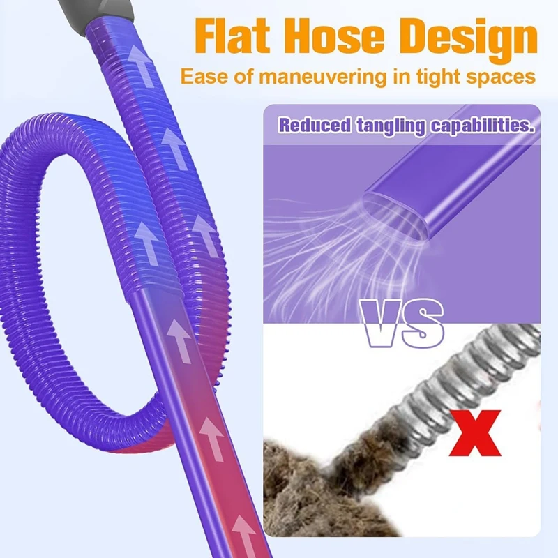 Vacuum Attachment Traceless Dust Brush Flexible Crevice Tool For Crevice & Car Detailing For Dyson V7 V8 V10 V11 V15