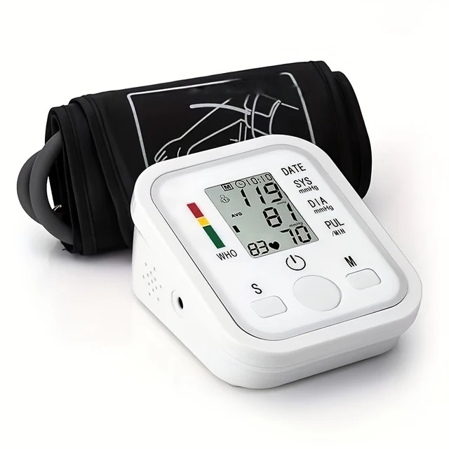 Medical Arm Blood Pressure Monitor gauge Playback Sphygmomanometer For Elderly Accurate Measurement digital tensiometers 2