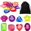 Pool Diving Toys Swimming Pool Sinkers  Simulation Fake Gems Colorful Diamonds Interactive Training Grip Toys For Kids Boys 1