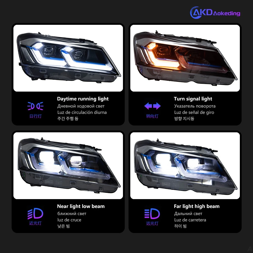 AKD 車のライト BMW X3 F25 LED ヘッドライトプロジェクター