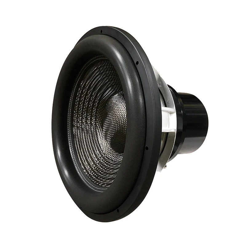 18인치 네오디뮴 듀얼 코일 카 서브우퍼 18125-0195-인치 오디오 스피커 4000W RMS 출력 카본 폼 서라운드 카 오디오