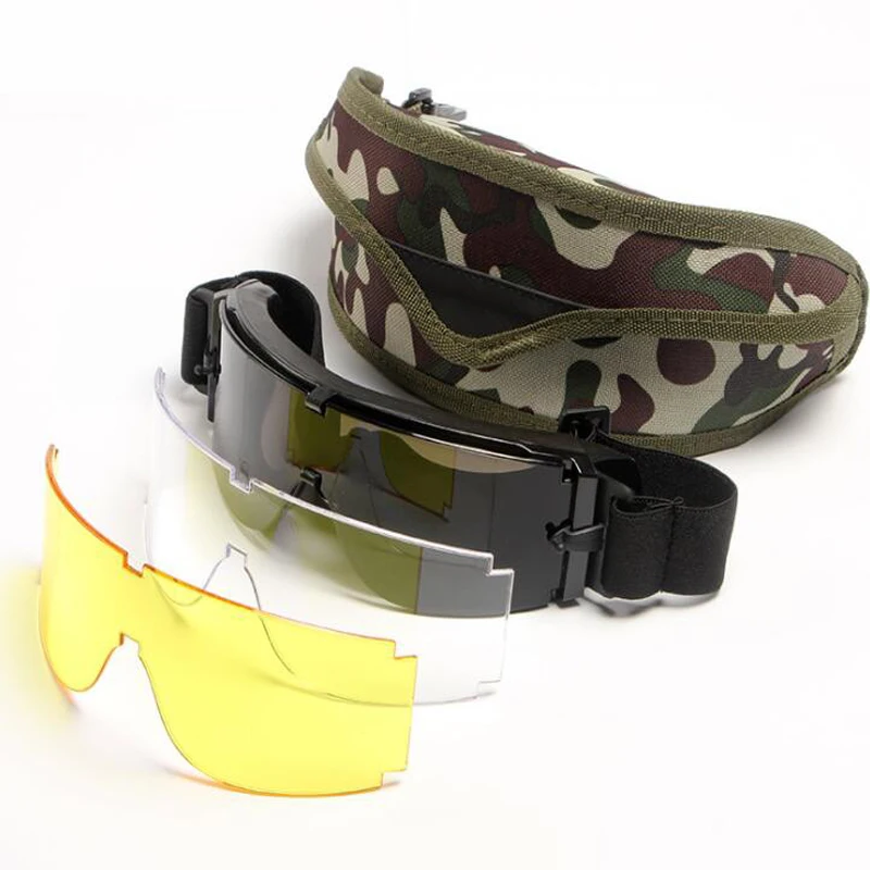 Special Forces Tactical Glasses Bulletproof Shooting Goggles X800 Explosion proof War Games Glasses Windproof and Sandproof tactical goggles shooting glasses