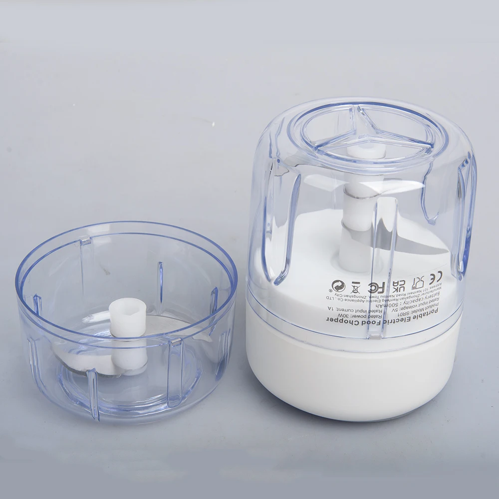 Houselin Electric Garlic Chopper, Portable Cordless Mini Food Processor, Rechargeable Vegetable Chopper Blender 3