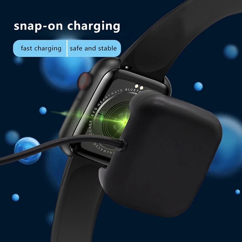 Smart Watch Magnetic Charger Charging Cable USB Chargeable Adapter For HW18 Smartwatch