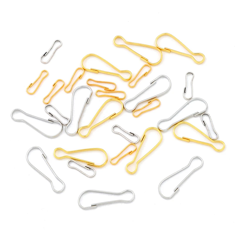 Lanyard Snap Clip Hooks - Metal Spring Gourd Purse Buckle Connectors