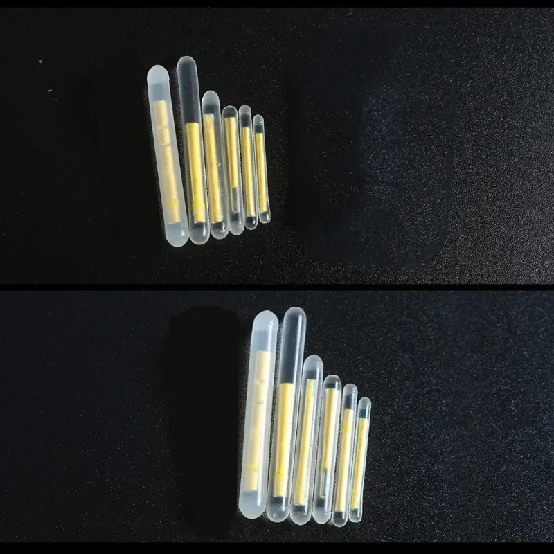 Fishing Floats Fishing Glow Stick 50Pcs 2.2mm-4.5mm Luminous Fishing Float
