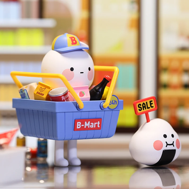 POP MART BOBO COCO A Little Store 시리즈 블라인드 박스 장난감, 애니메이션 액션 피규어, 서프라이즈 미스터리 박스 인형, 소녀 선물, 1 개, 12 개