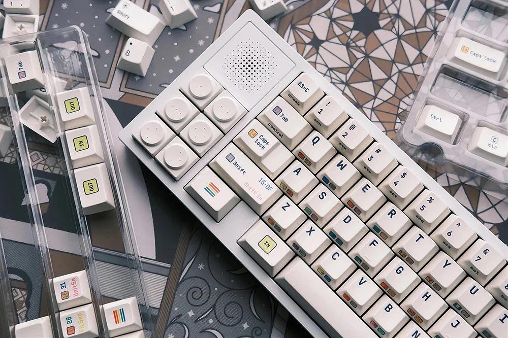 Eleworks-dye Subbed Keycap Grupo Perfil Cereja Ascam ii Pbt Grosso 87 Tkl 104 Ansi Xd64 Bm60 Xd68 Xd84 Bm87 Bm65 - Imagem 2