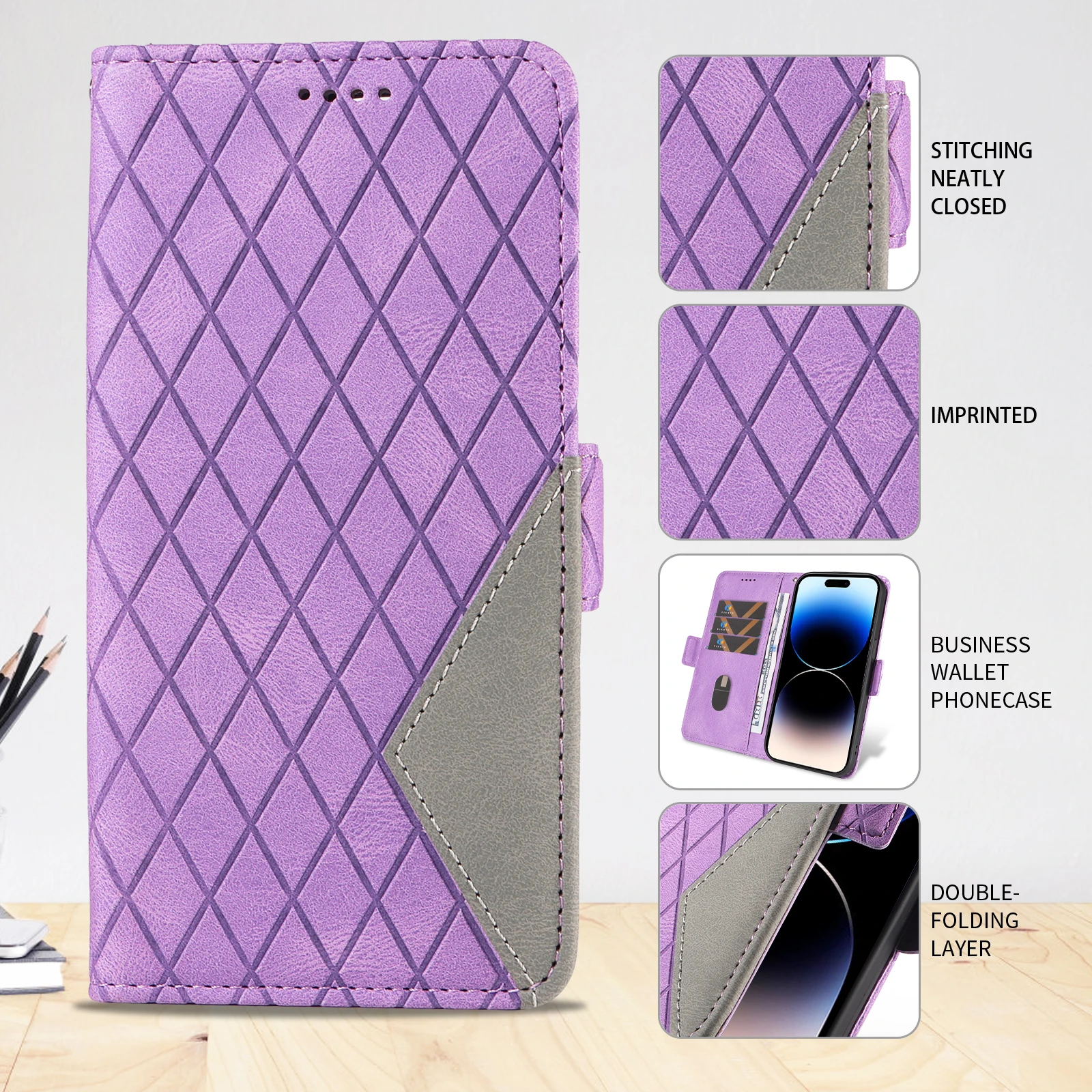 Premium Universal Wallet Phone Case - Stylish and Durable Protection