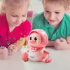 Musical Duck Toy Baby Electronic Swing Pet Crawling Toy Musical Toy Electric With Sound And 2 Light Modes Educational Fun Toys 3