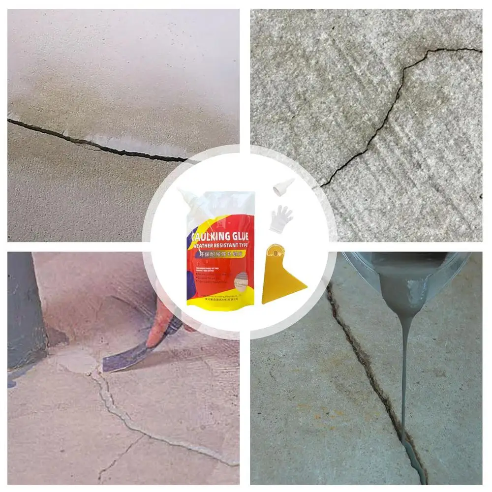 Description Picture 5 of itemConcrete Crack Repair Filler Concrete Filler Caulk Sealant Waterproof Caulk Adhesive Concrete Caulking Sealant Cement Crack