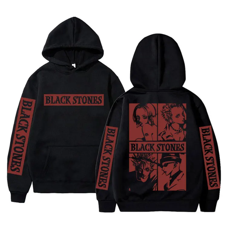 

Japanese Anime Nana Graphic Hoodie Tops Unisex 90s Vintage Sweatshirt Men Women Manga Style Hoodies Male Fleece Cotton Pullover