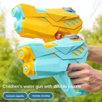 Double Nozzle Children Water Gun Toys Summer Outdoor Beach Pool Fight Game Large Capacity WaterGun for Children Boy Girl Gift 2