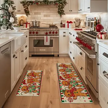 Gingerbread Christmas Floor Mat 1