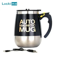 USB Rechargeable Automatic Self Stirring Magnetic Mug New Creative Electric Smart Mixer Coffee Milk Mixing Cup Water Bottle 1