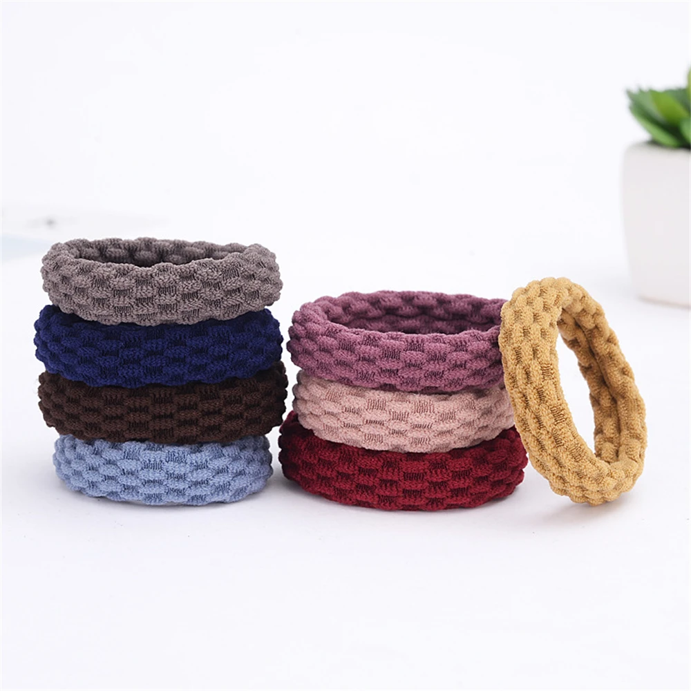 20PCS Grundlegende Elastische Haarband Krawatte Einfache Mädchen Frauen Headwear Gummibänder Einfarbig Halter Mode Haar Zubehör Großhandel – Detail 17