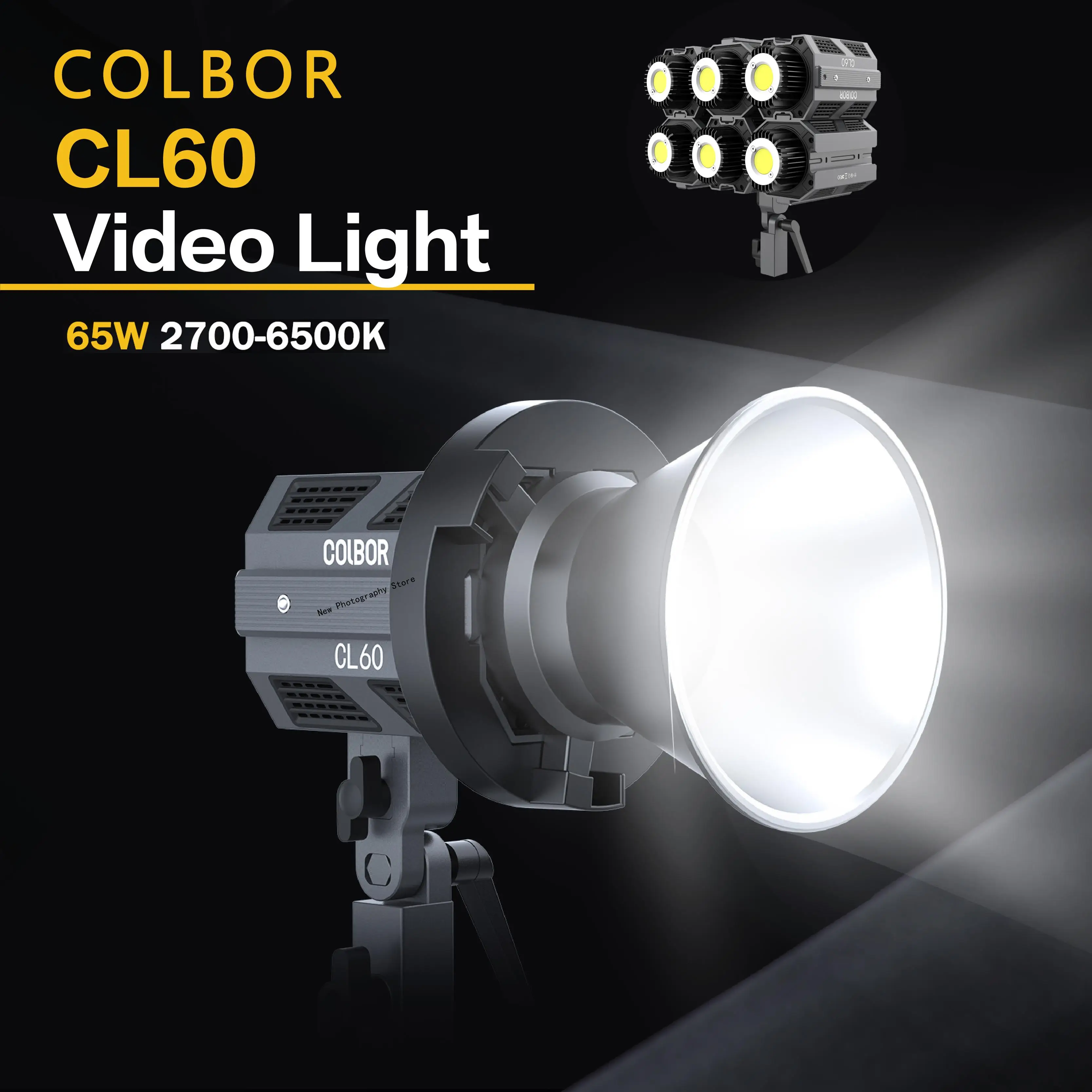 SYNCO COLBOR CL60 CL60R CL60M COB Light Bi-Color 2700K-6500K 