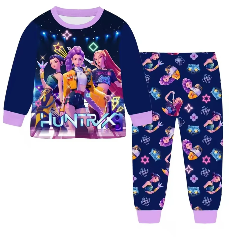 K-Kpop D-Demon H-Hunters Ensemble 2 Pièces Pyjama Pour