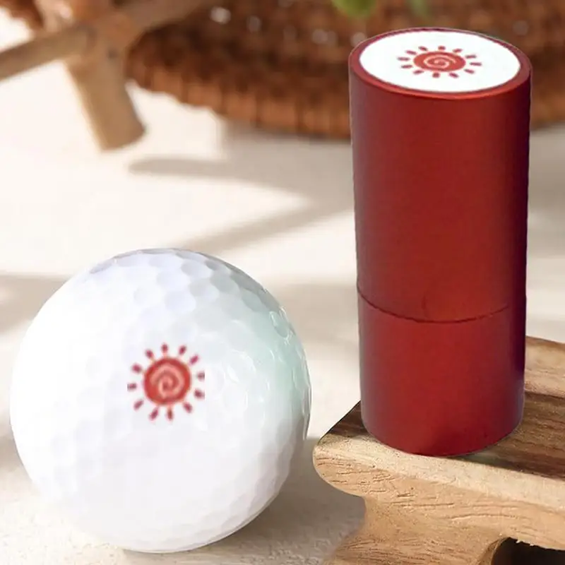 Golf Ball Stamper Stamp Marker Impression Seal Quick-dry Plastic Multicolors Golf Accessories Symbol For Golfer Gift