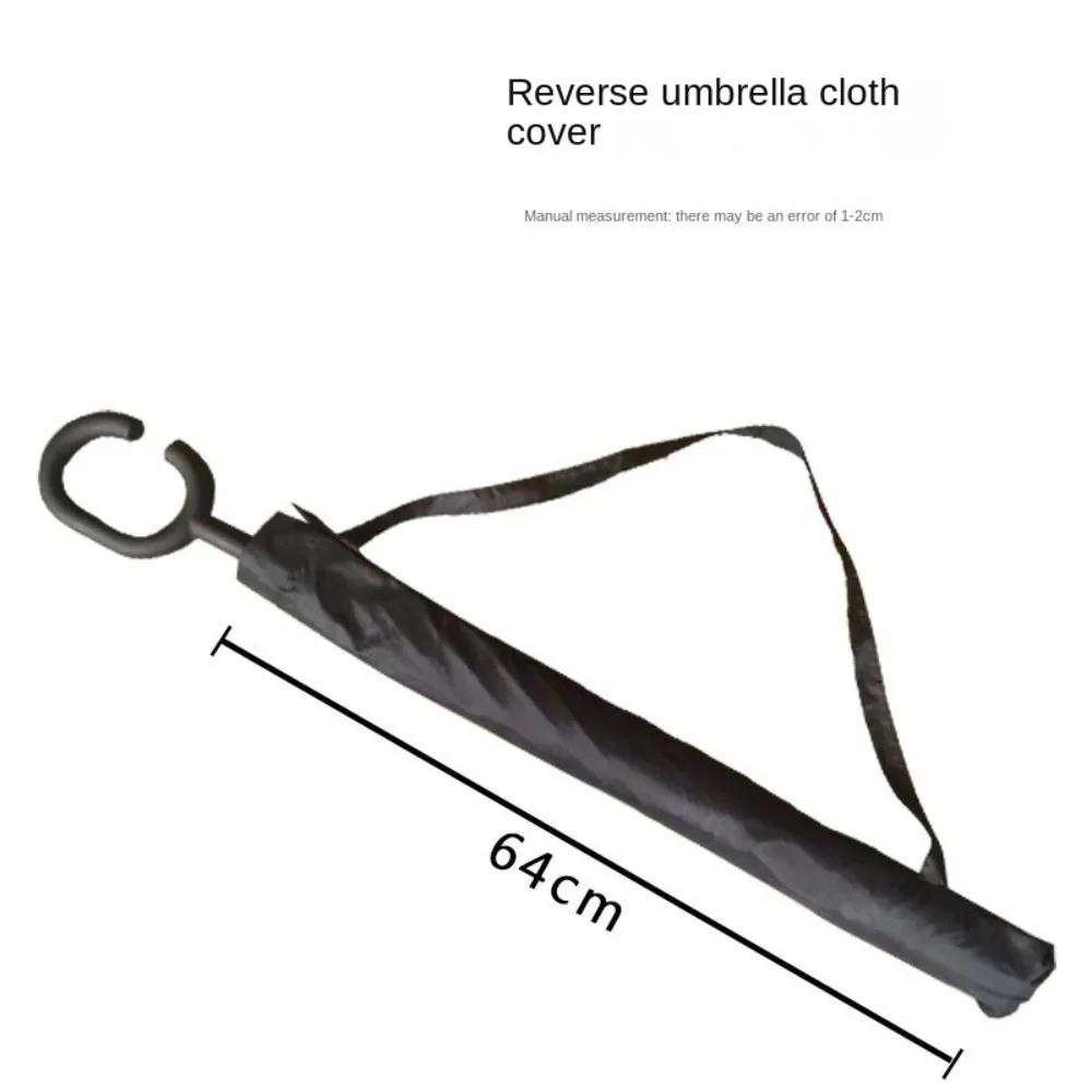 New With Shoulder Strap Umbrella Storage Bag Foldable Black Anti-Dust Protective Covers Fishing Rod Bag Hiking Travel Walking
