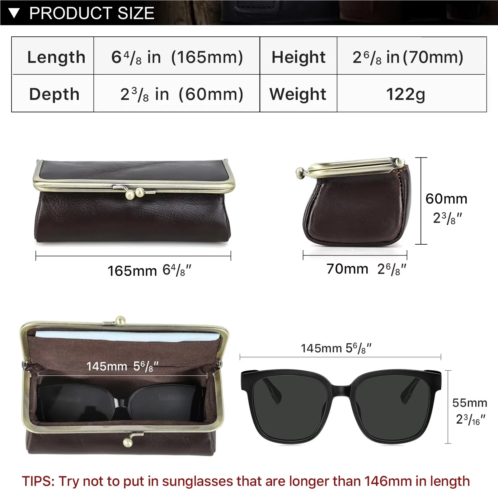Artisan Crafted Genuine Leather Eyewear Case – Premium Handmade Glasses and Sunglasses Protector Pouch