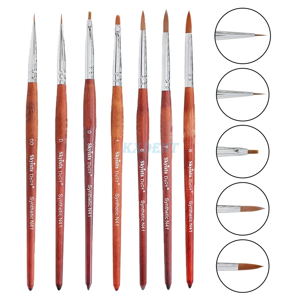 1pcsDentalPorcelainBrushPensDentalTechnicalPensPorcelainPens