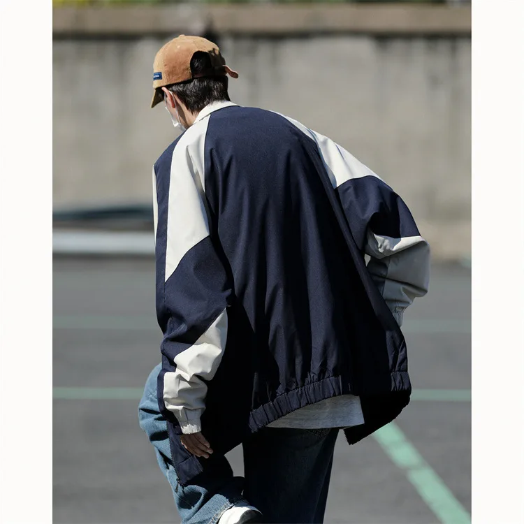 Korean Casual Men Jacket Embroidery Baseball Coats 2023 Spring Autumn Male Streetwear Fashion Outdoor Outwear Loose Men Clothing
