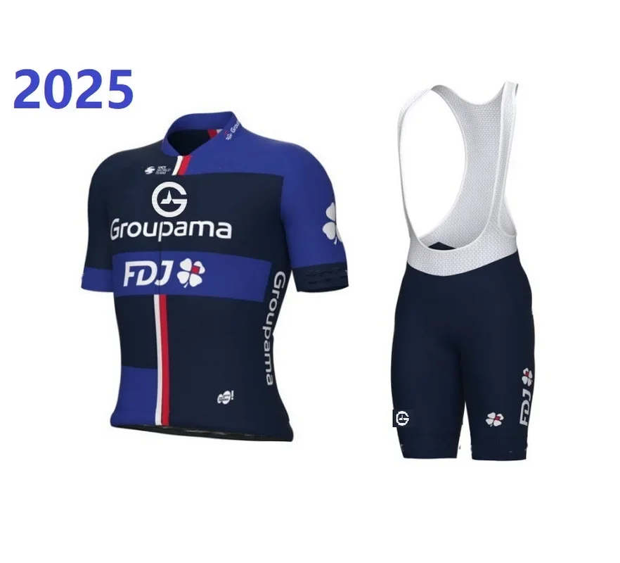 LASER CUT GROUPAMA FDJ Team SHORT SLEEVE CYCLING JERSEY SUMMER CYCLING WEAR ROPA CICLISMO+BIB SHORTS